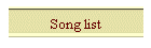 Song list